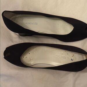 Bruno Magli Black Heels Elegant Design